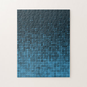 Blau, modern, Retro, cool, trendy dot pattern