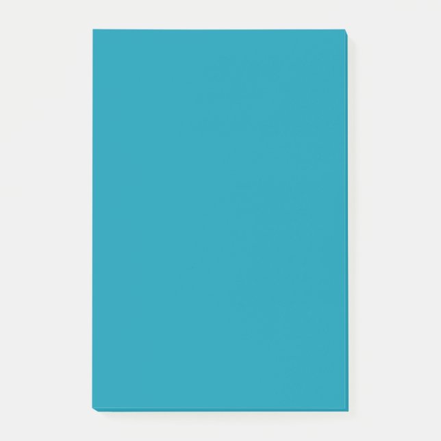 Blau (Munsell) (feste Farbe) Post-it Klebezettel (Vorderseite)