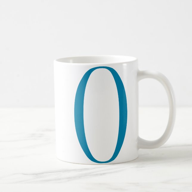 Blau Obama O - Tasse (Rechts)