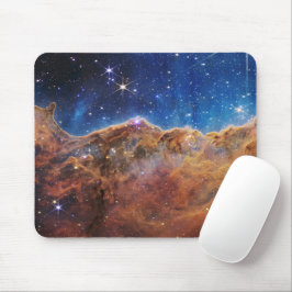Blau/Orange Carina Nebula | JWST Mousepad