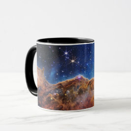 Blau/Orange Carina Nebula | JWST Tasse