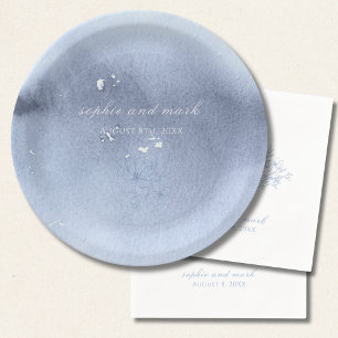 Blau Pappteller