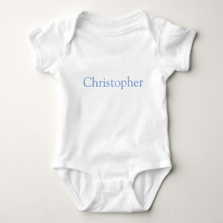 Blau Personalisiert Baby Strampler