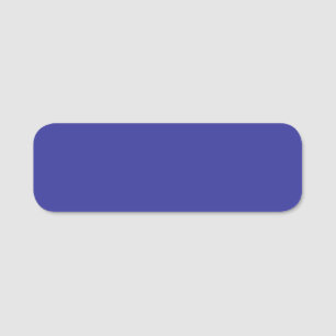 Blau (Pigment) (feste Farbe) Namensschild
