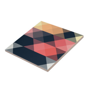 blau pink orange pfirsich geometrisch fliese