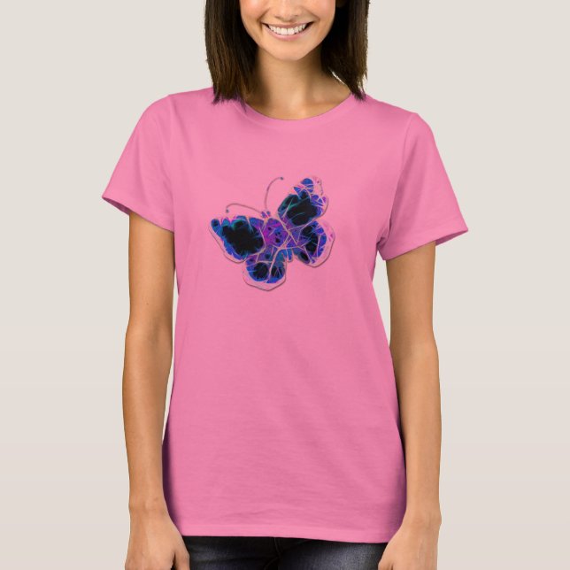 BLAU & PINK-TASTE T - Shirt (Vorderseite)