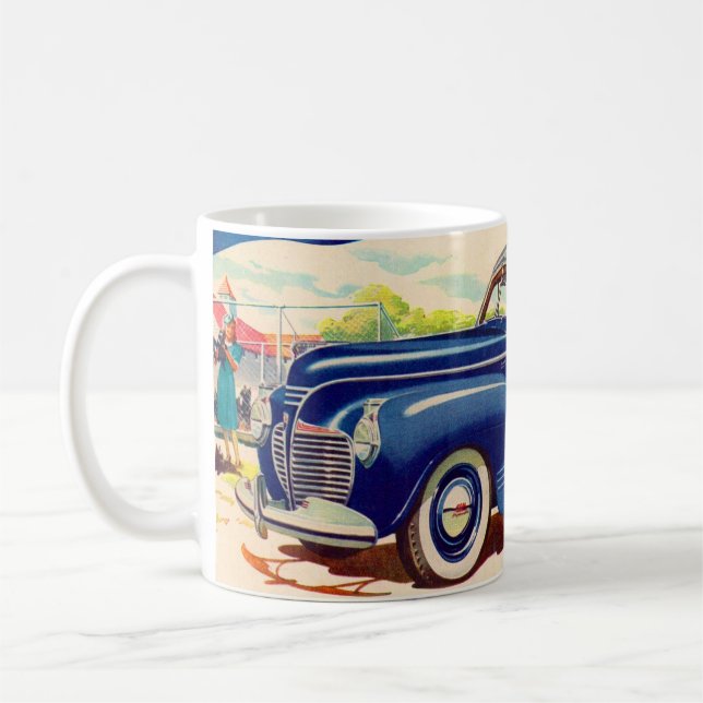 Blau Plymouth 1941 Kaffeetasse (Links)
