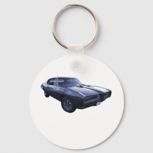 Blau Pontiac 1968 GTO Schlüsselanhänger