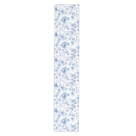 Blau, Porzellan, blaue China, Blumenstuhl, Chinois Mittelgroßer Tischläufer