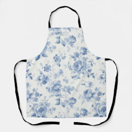 Blau, Porzellan, blaue China, Blumenstuhl, Chinois Schürze