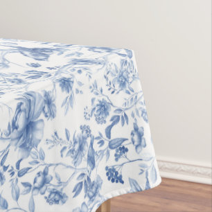 Blau, Porzellan, blaue China, Blumenstuhl, Chinois Tischdecke