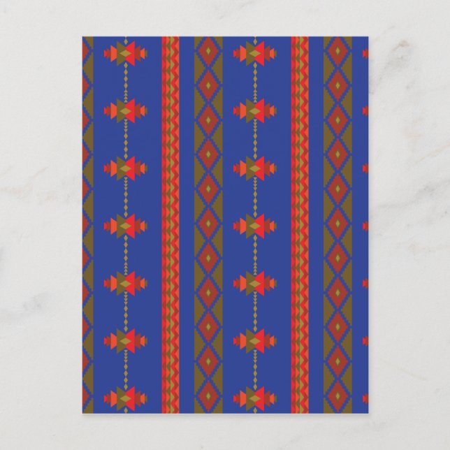 Blau Postkarte (Vorderseite)