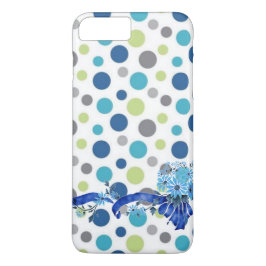Blau punktiert whimsical Case-Mate iPhone hülle
