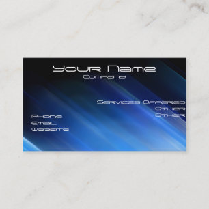 Blau Rays Visitenkarte