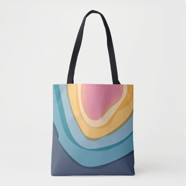 Blau-Rosa-Farbe Tasche (Vorderseite)