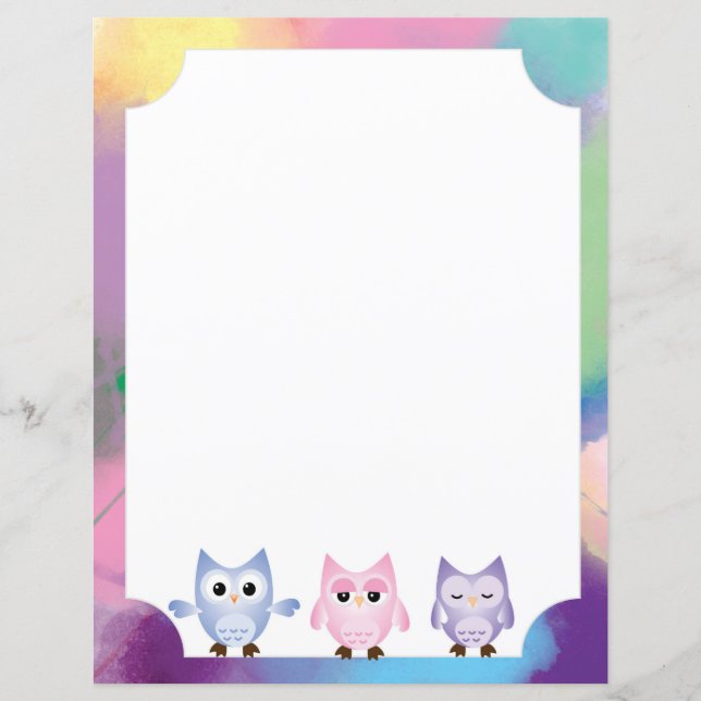 Blau, Rosa, Lila, farbige Papiere (Vorderseite)