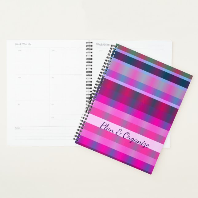 Blau Rosa und Mauve Planer (Anzeige)