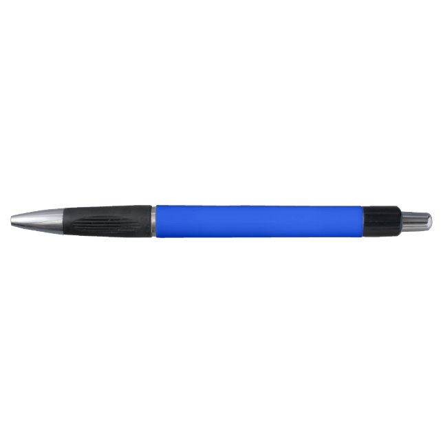 Blau (RYB) (Vollfarbe) Kugelschreiber (Vorderseite)