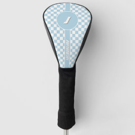 Blau-Schachbrettmuster Golf Head Cover Headcover