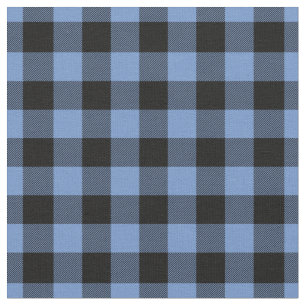 Blau-schwarz kariert stoff