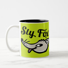 Blau/Schwarz/Tasse für Sly-fox Zweifarbige Tasse