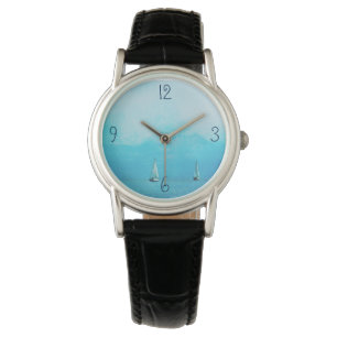 blau segeln armbanduhr