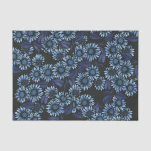 Blau Seidenpapier