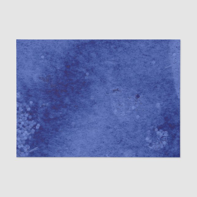 Blau Seidenpapier (Vorderseite)