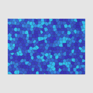 BLAU SEIDENPAPIER
