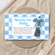 Blau Sie ist bereit zu platzen Baby Shower Bücher 