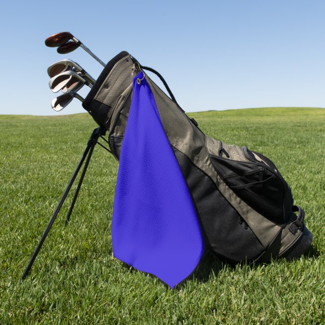 Blau-Solid-Farbe Golfhandtuch (Gras)