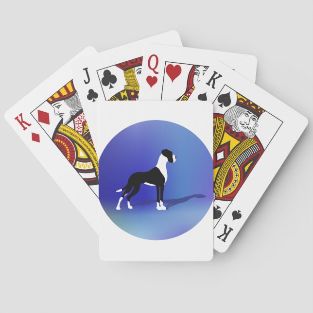Blau Spielkarten (Rückseite)