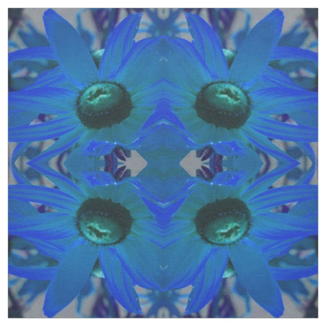 Blau Stoff (Muster)