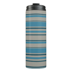 Blau-Streifen Thermosbecher
