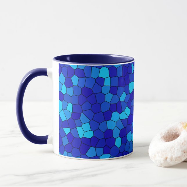 BLAU TASSE (Mit Donut)