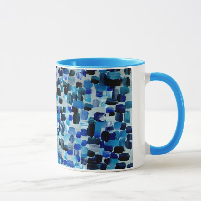 Blau Tasse (Rechts)
