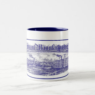 Blau-Tasse Piedmonts Maufacturing Zweifarbige Tasse