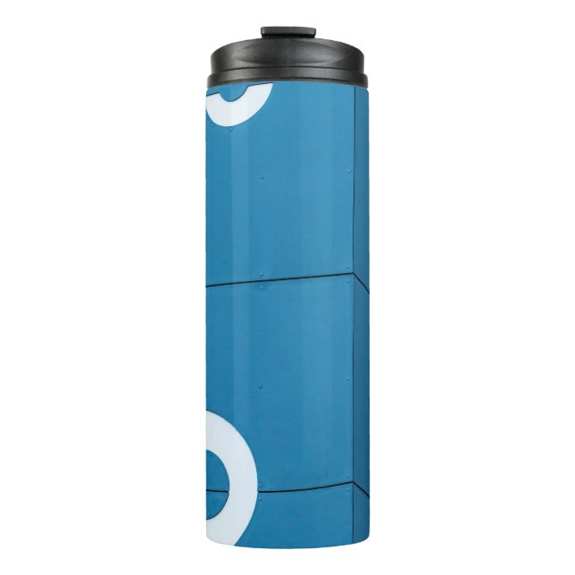 Blau Thermosbecher (Vorderseite)