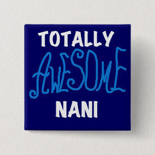 Blau total fantastische Nani T - Shirts und Button