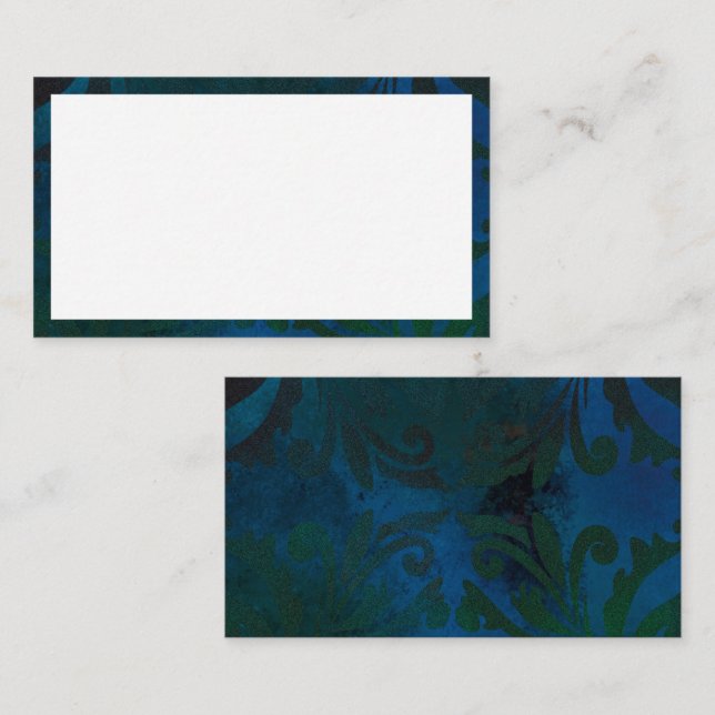 blau treuekarte (Vorne/Hinten)