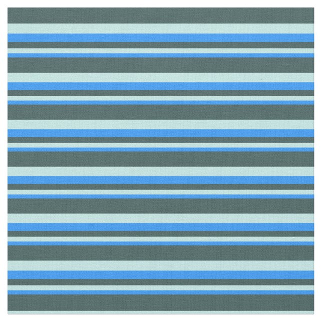 Blau, Türkis und dunkelgraues Muster Stoff (Nahaufnahme)