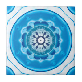 Blau Türkisblau Geometrisches Badezimmer Fliesen