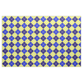 Blau-u. GoldRaute Stoff