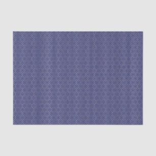 Blau-u. Goldstern-Arabeske-Muster Seidenpapier