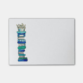 Blau-u. Grünbuch-Stapel-klebrige Anmerkungen Post-it Klebezettel