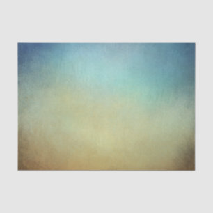 Blau u. TAN verblassen künstlerisch Seidenpapier