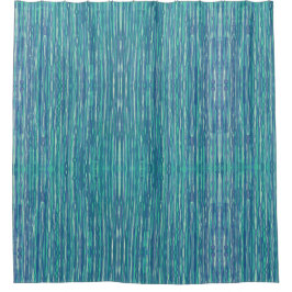 Blau und aquamarin duschvorhang