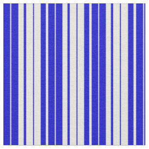 Blau- und Beigefarbene Streifen/Linienmuster Stoff