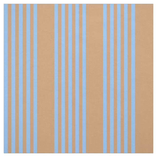 Blau und braun, fünf Streifen Stoff (Muster)