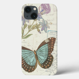 Blau und Brown-Schmetterling Case-Mate iPhone Hülle